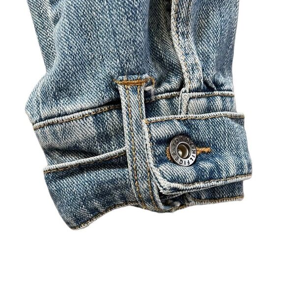 Vintage 90s TOMMY HILFIGER Jean Jacket Size Medium - Picture 4 of 13